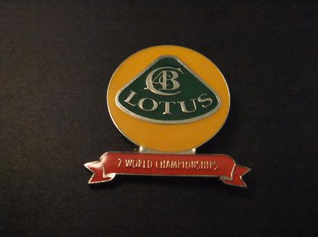 Lotus Britse sportwagenfabrikant, 7x World Championship
